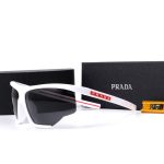 Prada Sports Wind‑Proof Colorful Reflective Sunglasses, Split / One‑Piece Cycling Eye‑Protection Shades - Image 8