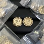 Chanel New 26A Vintage Coco Coin Earrings, 2 Colors