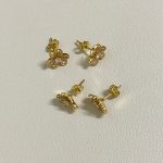 VCA Frivole Full Diamond Clover Stud Earrings - Image 6