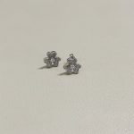 VCA Frivole Full Diamond Clover Stud Earrings - Image 9