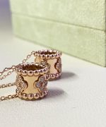 VCA Kaleidoscope Necklace, White Gold-Tone / Rose Gold-Tone - Image 9