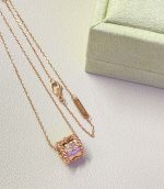 VCA Kaleidoscope Necklace, White Gold-Tone / Rose Gold-Tone - Image 7
