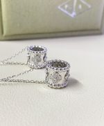 VCA Kaleidoscope Necklace, White Gold-Tone / Rose Gold-Tone - Image 8