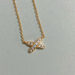 Chaumet Liens Croisé Necklace,White Gold-Tone / Gold-Tone - Image 7