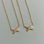 Chaumet Liens Croisé Necklace,White Gold-Tone / Gold-Tone - Image 6