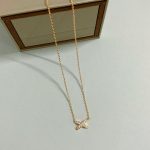 Chaumet Liens Croisé Necklace,White Gold-Tone / Gold-Tone - Image 4