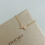 Chaumet Liens Croisé Necklace,White Gold-Tone / Gold-Tone - Image 3