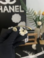 Chanel Enamel Flower Petals with Full Diamond Leaves Detachable Brooch Pin, Available in Red & White - Image 8
