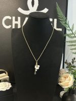 Chanel 26B Double CC Flower Petals Pearl Pendant Tassel Necklace, Available in Red & White - Image 8