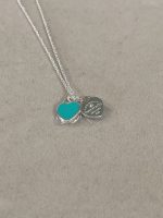 Tiffany & Co. Enamel Heart Necklace, Available in Diamond & Non-Diamond Styles - Image 3