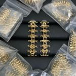 Chanel 26A Double CC Layered Tassel Earrings