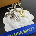 LV Letter Pendant Necklace, Multiple Styles（Adorned with Crystals, Pearls & Monogram Flower） - Image 11