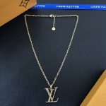 LV Letter Pendant Necklace, Multiple Styles（Adorned with Crystals, Pearls & Monogram Flower） - Image 13
