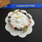 LV Crown Rhinestone Pendant with Colorful Beads Necklace/Bracelet - Image 5
