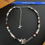 LV Crown Rhinestone Pendant with Colorful Beads Necklace/Bracelet - Image 8