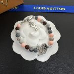 LV Crown Rhinestone Pendant with Colorful Beads Necklace/Bracelet - Image 11
