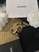 Chanel new oval/square polished black/red enamel oil drop bracelet - Image 3
