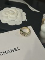 Chanel new rounded-diamond/square polished black/red enamel oil drop ring - Image 11