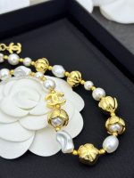 Chanel 26B New Bud C Pearl Necklace/Bracelet - Image 13