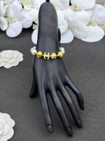 Chanel 26B New Bud C Pearl Necklace/Bracelet - Image 6