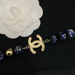 Chanel Blue Ball Double C Necklace/Earrings - Image 3
