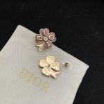 Dior new clover leaf powder enamel letter earrings - Image 8