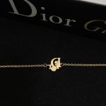 Dior New Bow Enamel Letter Bracelet, available in pink and green - Image 3
