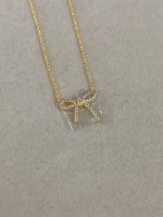 Tiffany Full Rhinestone Bow Necklace - Image 4
