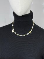 Chanel 26B Orchid Flower Petal Enamel Pearl Necklace, red / white - Image 3