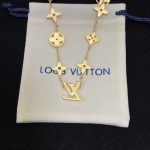Louis Vuitton Classic Monogram Logo CZ Inlay Necklace / Bracelet - Image 5