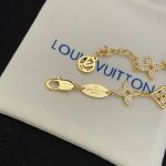Louis Vuitton Classic Monogram Logo CZ Inlay Necklace / Bracelet - Image 6