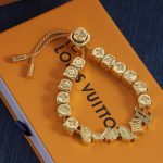 LV Vers Dice Adjustable Slide Bracelet, Gold Tone / Silver Tone - Image 2