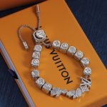 LV Vers Dice Adjustable Slide Bracelet, Gold Tone / Silver Tone - Image 5
