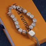 LV Vers Dice Adjustable Slide Bracelet, Gold Tone / Silver Tone - Image 6
