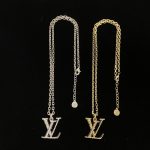 LV Letter Pendant Necklace, Multiple Styles（Adorned with Crystals, Pearls & Monogram Flower） - Image 18