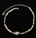 LV Crown Rhinestone Pendant with Colorful Beads Necklace/Bracelet - Image 13