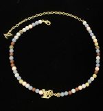 LV Crown Rhinestone Pendant with Colorful Beads Necklace/Bracelet - Image 16