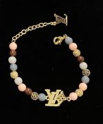 LV Crown Rhinestone Pendant with Colorful Beads Necklace/Bracelet - Image 17