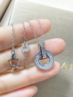 Bvlgari Coin Full Rhinestone Pendant Necklace - Image 2