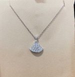 Bvlgari Full Rhinestone Skirt Pendant Necklace - Image 5