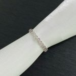 Chaumet Bee My Love Honeycomb Ring, Full/Alternating CZ, Gold/Rose Gold/Silver Tone - Image 8