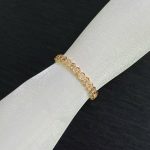Chaumet Bee My Love Honeycomb Ring, Full/Alternating CZ, Gold/Rose Gold/Silver Tone - Image 9