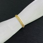 Chaumet Bee My Love Honeycomb Ring, Full/Alternating CZ, Gold/Rose Gold/Silver Tone - Image 10