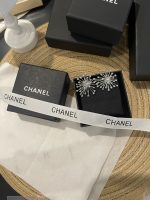 Chanel Full Pave Crystal Firework Stud Earrings, Gold / Silver Tone - Image 5