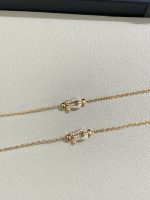 FRED Force 10 Full Rhinestone Horseshoe Clasp Design, Gold / Silver Tone, Necklace/ Bracelet /Stud Earring - Image 9