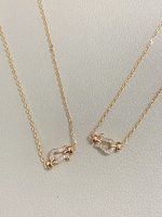 FRED Force 10 Full Rhinestone Horseshoe Clasp Design, Gold / Silver Tone, Necklace/ Bracelet /Stud Earring - Image 12