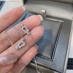 FRED Force 10 Full Rhinestone Horseshoe Clasp Design, Gold / Silver Tone, Necklace/ Bracelet /Stud Earring - Image 45