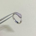 Panthère de Cartier Open Ring, Gold/Silver/Rose-Gold Tone with Simulated Diamonds - Image 6
