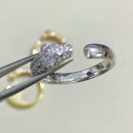 Panthère de Cartier Open Ring, Gold/Silver/Rose-Gold Tone with Simulated Diamonds - Image 5