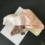 LV Style Ombre Monogram Small Square Scarf (Silky Satin Hair Band & Bag Charm) - Image 6
